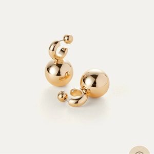 Jenny bird Lyra gold earrings